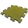 Резиновая плитка на пазлах M-KORT PUZZLE, 500x500х40 мм, песочная