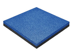 Резиновая плитка M-KORT STANDART, 500x500х45 мм, синяя