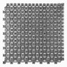 Модульное грязезащитное ПВХ покрытие OPTIMA DUOS 250x250x9мм, серое.
