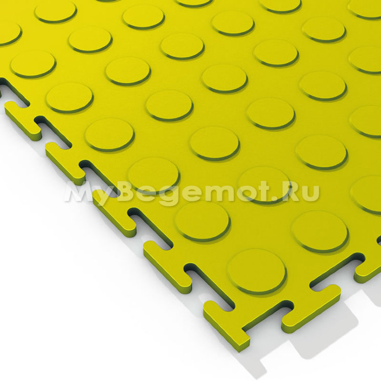 Модульное напольное ПВХ покрытие M-TILE HARD STUDDED, 7 мм