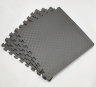 Мягкий пол, коврики-пазлы 50x50x1.4 см, серые