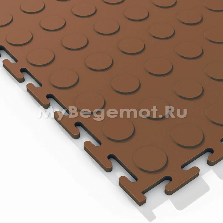 Модульное напольное ПВХ покрытие M-TILE HARD STUDDED, 7 мм