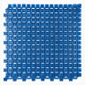 Модульное грязезащитное ПВХ покрытие OPTIMA DUOS 250x250x16мм, синее.
